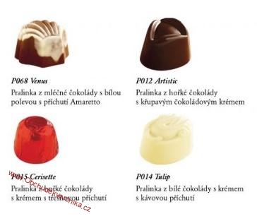 MODRÉ VÁNOCE (vločky) – Belgické plněné pralinky 100g - DMT 30.11.2025