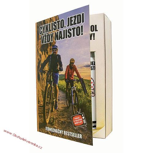 Dárkové balení kosmetiky pro muže - kniha pro cyklistu 