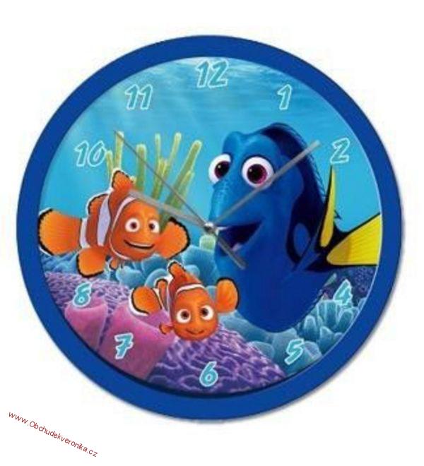 Nástěnné hodiny Hledá se Dory
