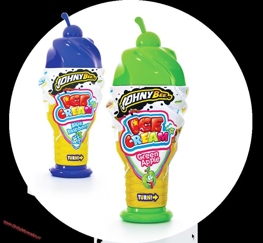 Johny Bee Ice cream ovocný gel 25ml x 12ks