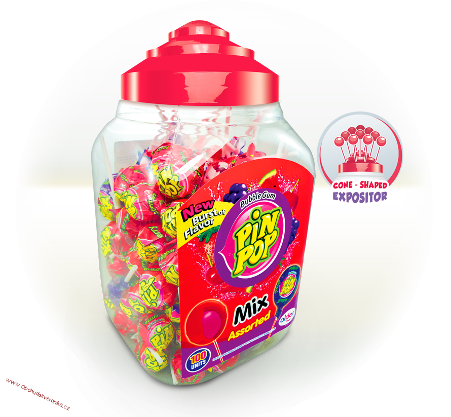 Pin pop Assorted mix18g x 10ks