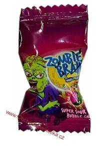 Zombie Brain Sour Bubble Gum 3,5g x 200ks