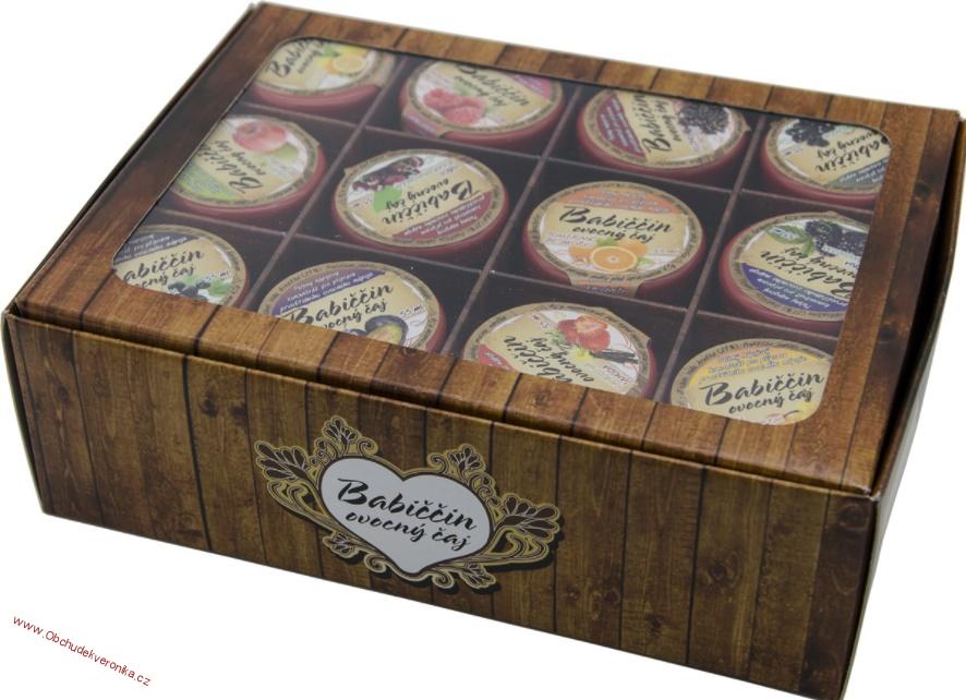 Babičinny Pečené čaje - Dárková Kazeta 12x60ml