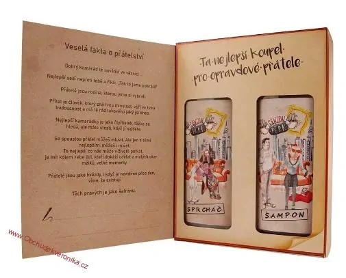 Kosmetická sada kniha pro Prátelé