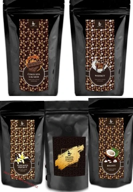 PREMIUM COFFEE - DÁRKOVÝ BOX PRO MUŽE 5x 50g