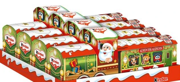 Ferrero Dětský Mix adventní kalendář 3D vláček 226g - DMT 20.04.2026 