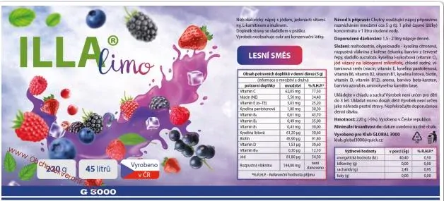 ILLA Limo lesní směs 220g