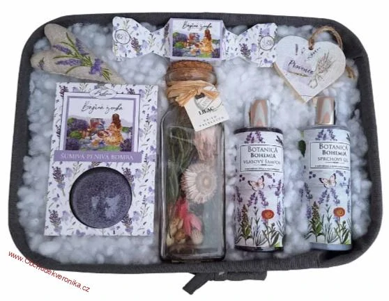 Lavender luxusní dárkový koš
