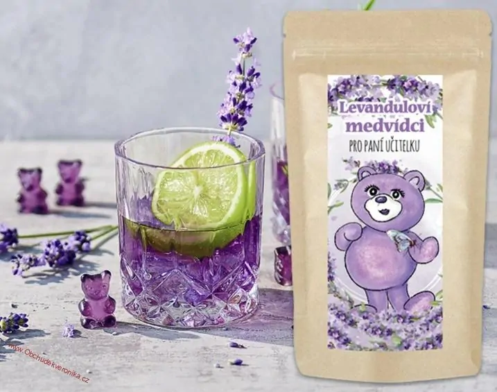 LEVANDULOVÝ MEDVEDÍKY PRE PANÍ UČITELKU 50g