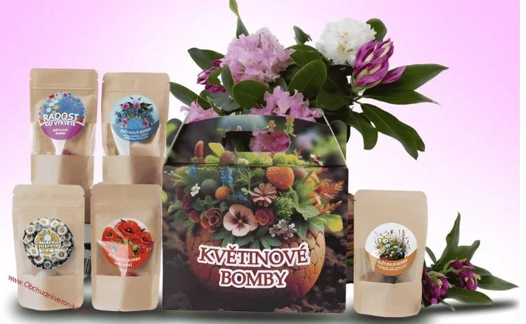 DÁRKOVÝ BOX KVĚTINOVÉ BOMBY