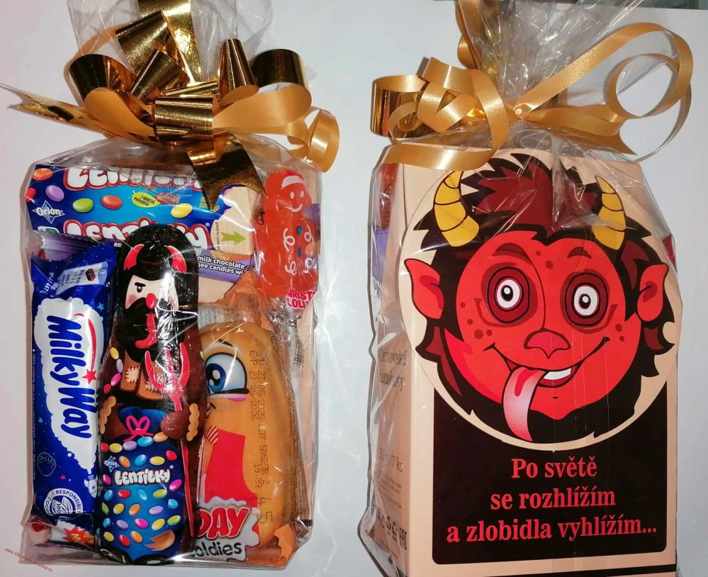 Mikulášská nadílka na výběr Anděl, čert, mikuláš váha cca 370g