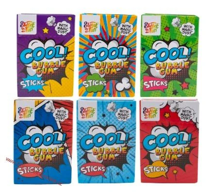 Cool Bubble Gum Sticks with magic dust - žvýkačky s "kouřovým efektem" 44g