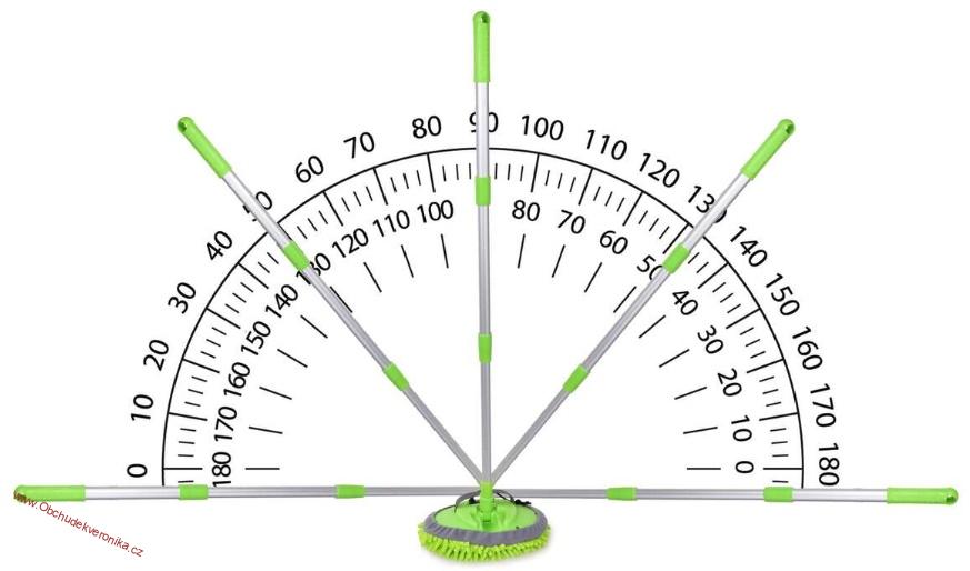 SASANKA® 2v1 | teleskopický polohovatelný mop | 55 až 106 cm