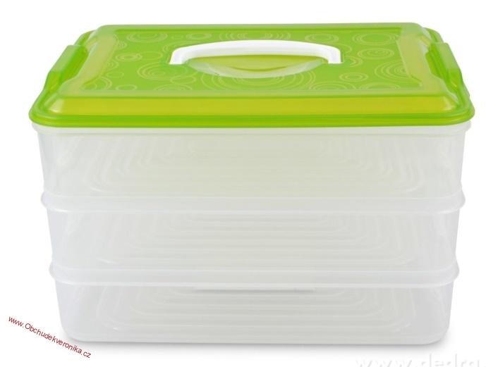 BUCHTONOŠ 3patrový box na potraviny 3 × 3500 ml