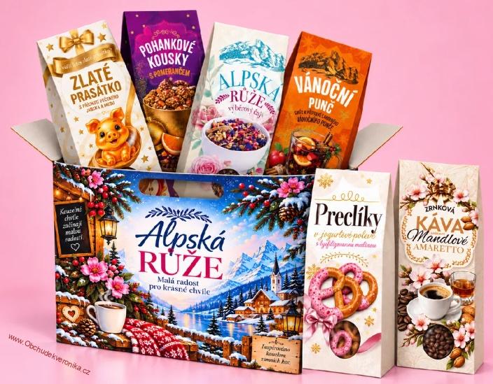ALPSKÁ RŮŽE - DÁRKOVÝ BOX 255g