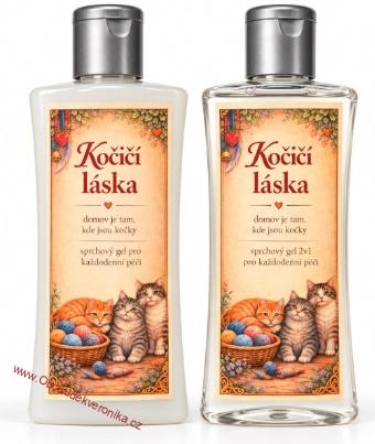 Kosmetická sada Kniha Kočičí příběh – 2x sprchový gel 250 ml