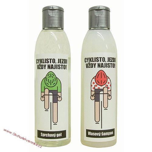 Dárkové balení kosmetiky pro muže - kniha pro cyklistu 