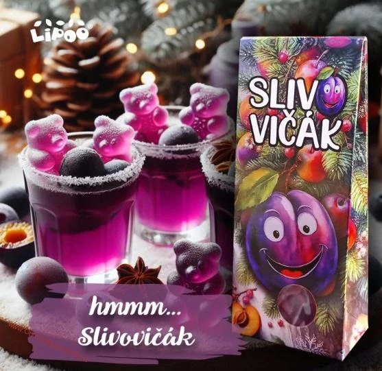 SLIVOVIČÁK - DÁRKOVÝ BOX 2x50g + 1x 250ml