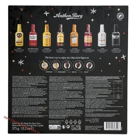 Anthon Berg Adventní kalendář likérové lahvičky 375g - DMT 15.08.2026