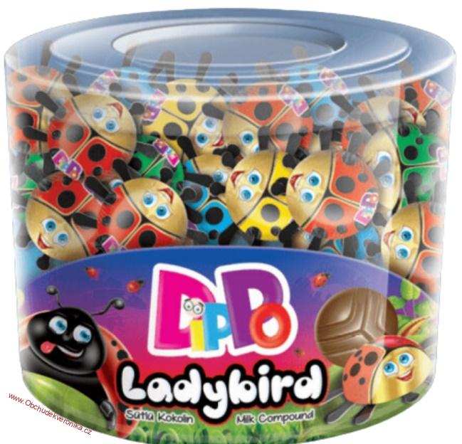 Dippo Ladybird čokoládky 6,5g x 10 ks