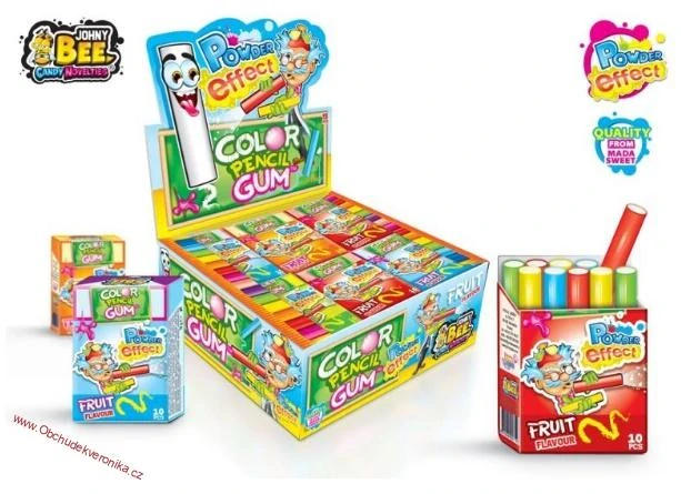 Johny bee žvýkačky krabička 35g x 18ks - různé motivy