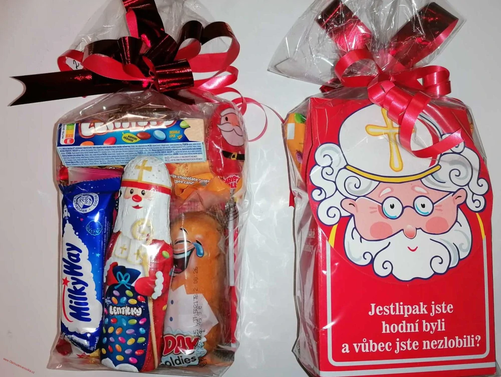 Mikulášská nadílka na výběr Anděl, čert, mikuláš váha cca 370g