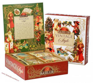 BASILUR Dárková kolekce čajů Vintage 30ks x 2g a 10ks x 1,5g