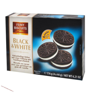 Feiny Biscuits BLACK & WHITE 176g