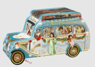 Heidel Vánoční autobus 129g - plechové - DMT 30.06.2026