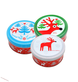 Pâtisserie Mathéo Butter Coocies Butter cookies Christmas tin mixed box - sob 454g - DMT 12.02.2025