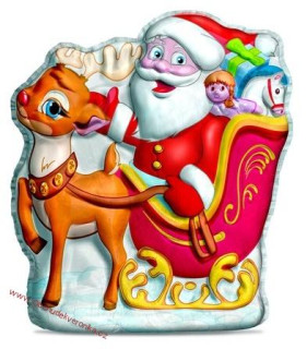 Figaro Santa na saních 85g - mléčná čokoláda 