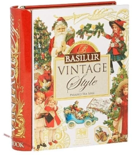 BASILUR Book Vintage Vánoční kniha 5ks x 2g - plech - DMT 31.07.2026