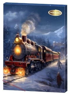 Chocoland Adventní kalendář Vánoční vlak 50g - DMT 06/2027