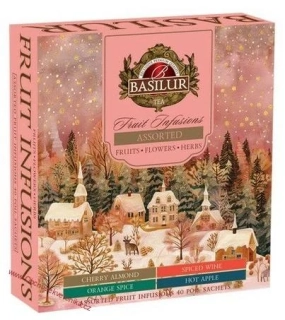 Basilur Christmas Fruit Vánoční kolekce ovocných čajů 40ks x 1,8g - DMT 20.10.2026