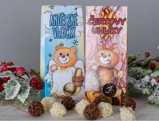SADA Andělské vločky 30g + Čertovo uhlíky 30g