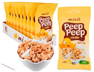 Cereálie Peep Peep do kapsy - Vanilka 25g