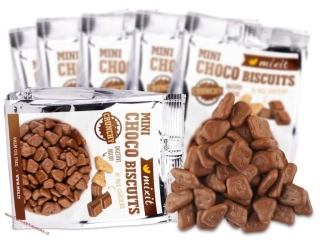 Křehké sušenky v čokoládě do kapsy 80g