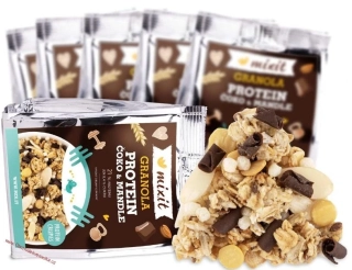Proteinová granola z pece - Čokoláda a mandle do kapsy 70g