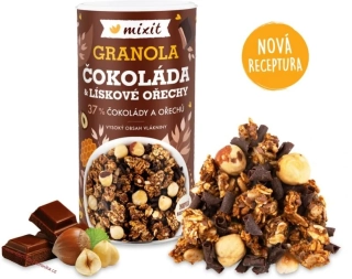 Granola z pece - Čokoláda a lískové ořechy 570g