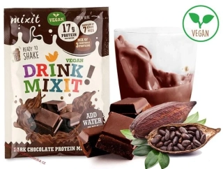 Proteinový VEGAN Drink Mixit - Tmavá čokoláda 40g