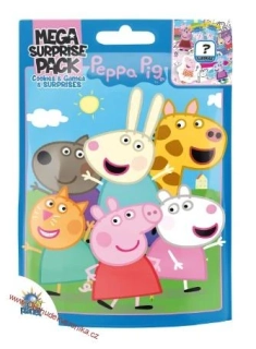 Peppa Pig Mega Surprise Pack Cookies & Games & Surprises - cukrovinka 2x5g - DMT 01/2025