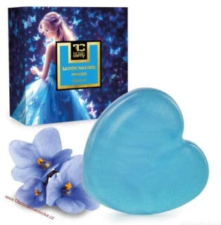 Kosmetické mýdlo s kokosovým olejem a vysokým obsahem glycerinu, PRINCESS, 85g