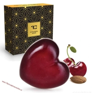 Kosmetické mýdlo s kokosovým olejem a vysokým obsahem glycerinu, MIDNIGHT CHERRY, 85 g