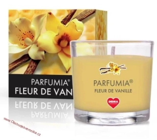 FLEUR DE VANILLE votivní sójová svíčka PARFUMIA® 55 ml