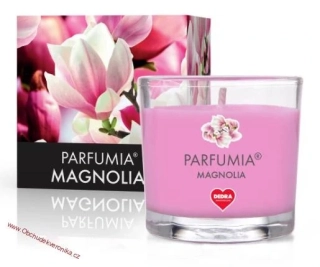 MAGNOLIA WOOD votivní sójová svíčka PARFUMIA® 55 ml