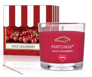 WILD CRANBERRY votivní sójová svíčka PARFUMIA® 55 ml