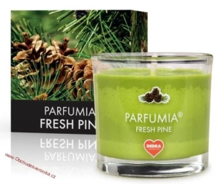 FRESH PINE votivní sójová svíčka PARFUMIA® 55 ml