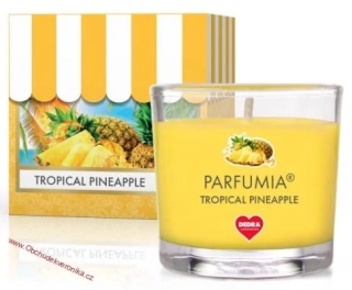 TROPICAL PINEAPPLE votivní sójová svíčka PARFUMIA® 55 ml