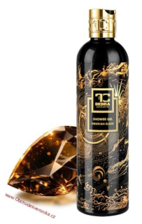 OBSIDIAN BLACK - exkluzivní šetrný sprchový gel s glycerinem & Aloe vera 320 ml 