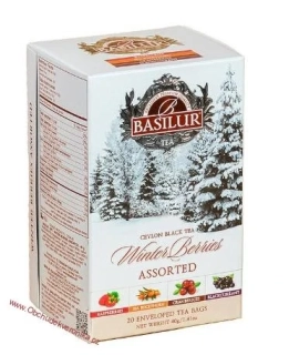 Basilur Winter Berries Assorted 20ks x 2g - DMT 10.08.2026